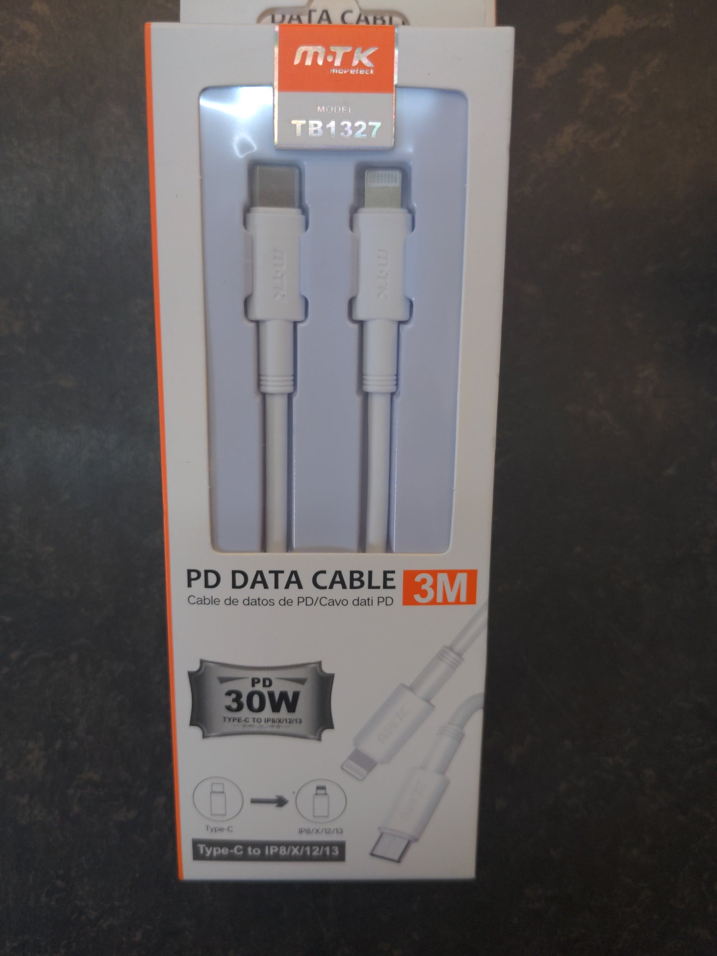 Type C To iPhone cable 3m 30w