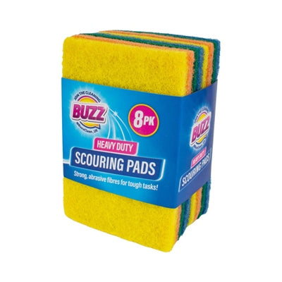 Éponges à récurer très résistantes Buzz – paquet de 8