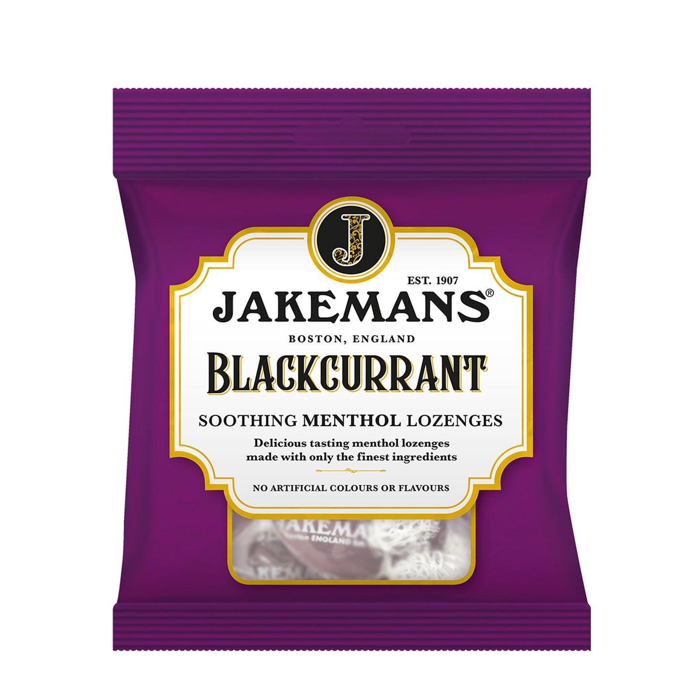 JAKEMANS LOZENGES BLACKCURRANT 73g