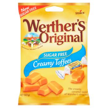 Caramels crémeux Werther's Original 80g sans sucre