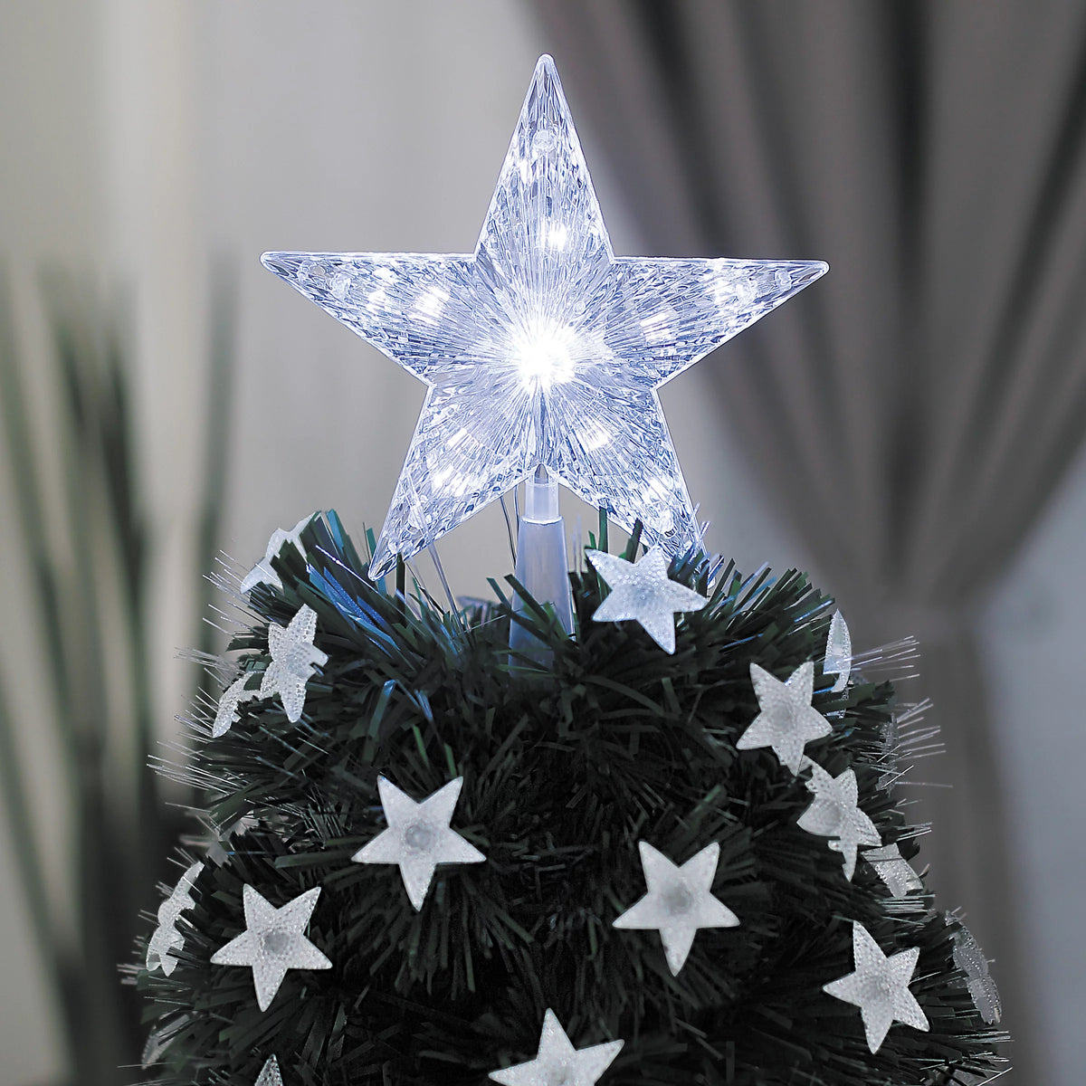 The Christmas Workshop Bright White LED Star Tree Topper