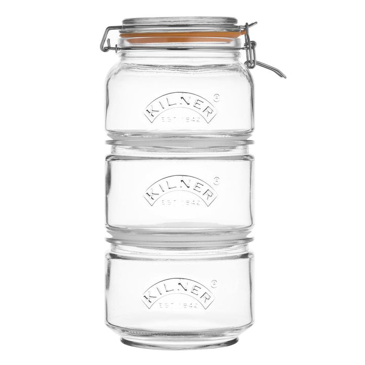Kilner Stackable Storage Jar Set