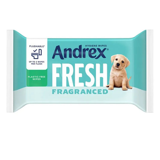 Andrex Lingettes Nettoyantes Parfumées Hygiène x30