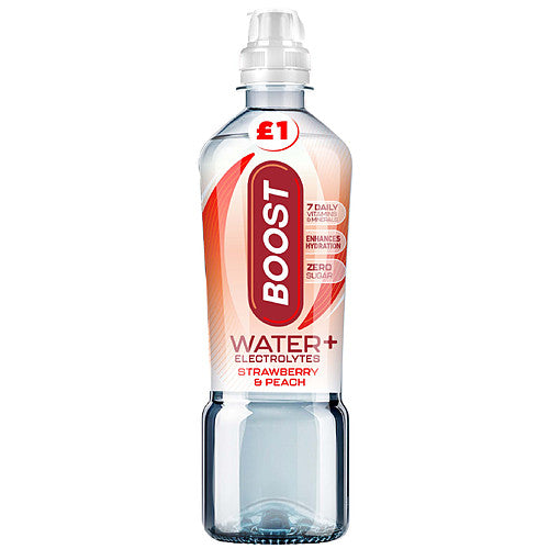 Boost Sport Hydration Water Strawberry & peach 500ml
