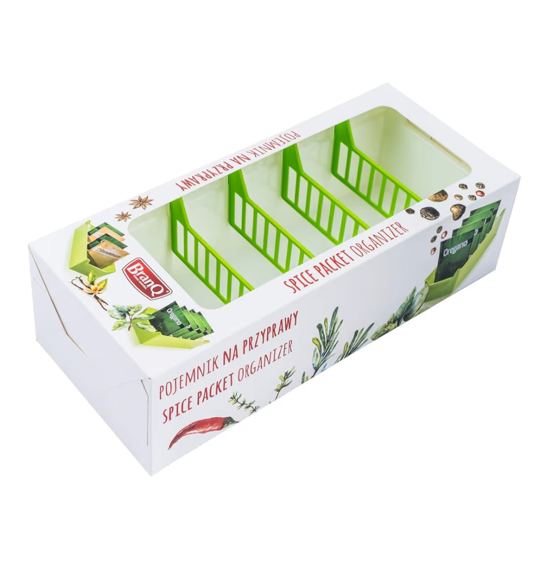 BranQ kitchen organiser, plastic, green, 30.3 x 12.8 x 8 cm