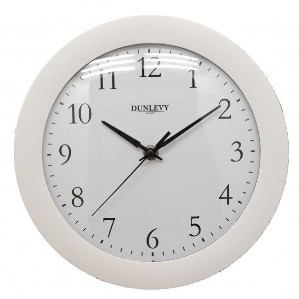 10" Plastic WallClock White
