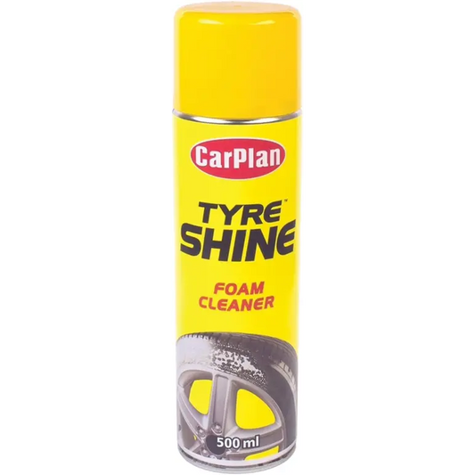 CARPLAN TYRE SHINE FOAM CLEANER 500ML