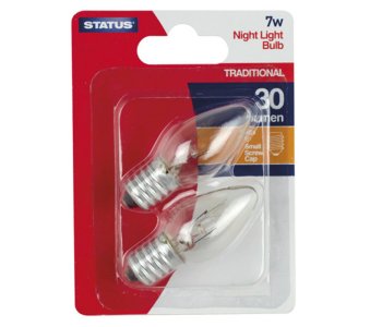 Status Night Light E12 Bulb 7W 2 pack