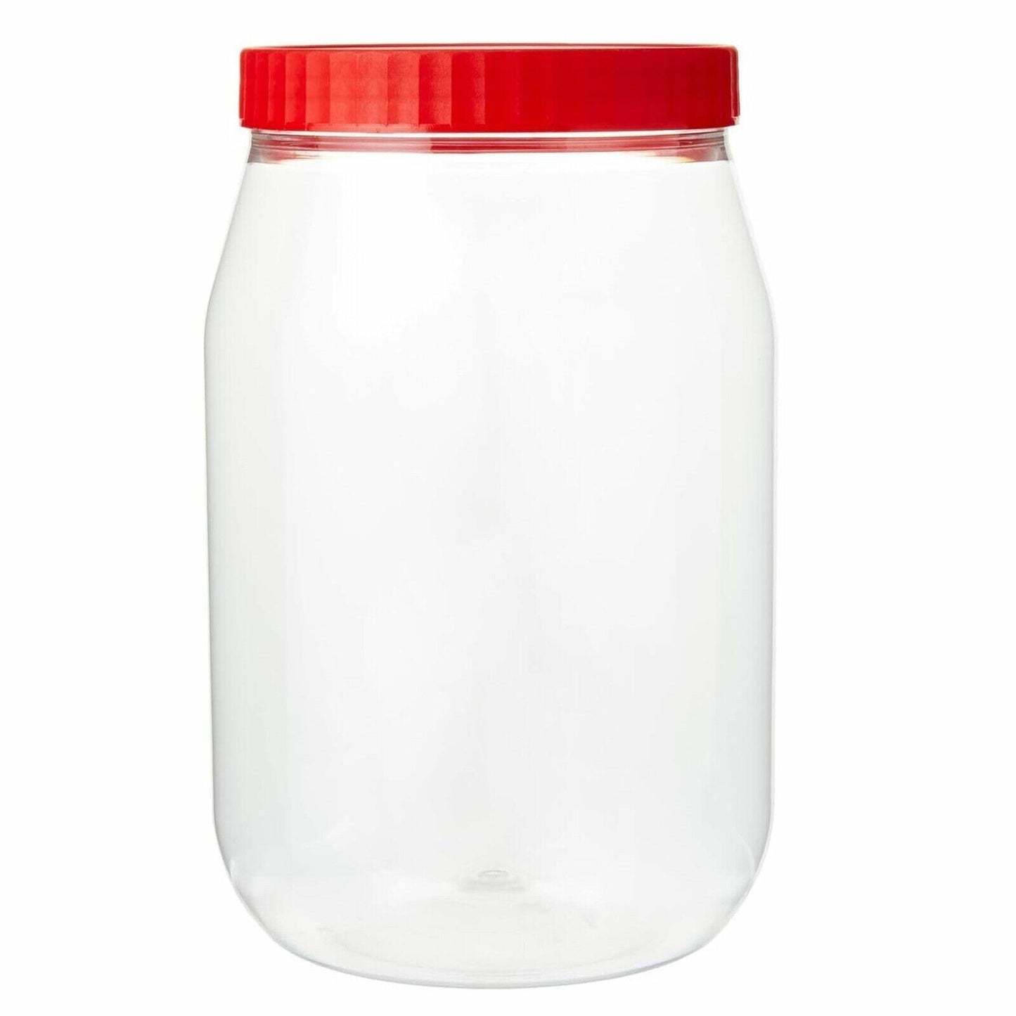 Sunpet 4000 ml Red Top Plastic Storage Jar