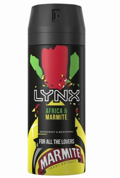 LYNX BODYSPRAY AFRICA & MARMITE 150ML