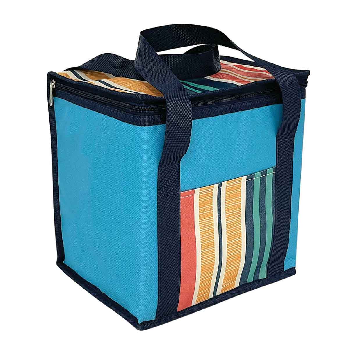 Country Club Insulated 12 Litre Cooler Bag - Textured Stripe