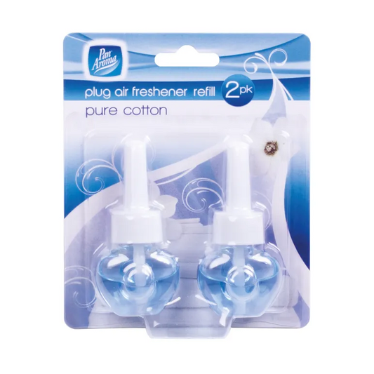 RECHARGE DE DIFFUSEUR ÉLECTRIQUE PAN AROMA COTON PUR 20 ML LOT DE 2