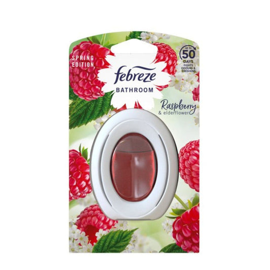 Désodorisant en gel pour salle de bain Febreze Framboise et Fleur de Sureau 7,5 ml