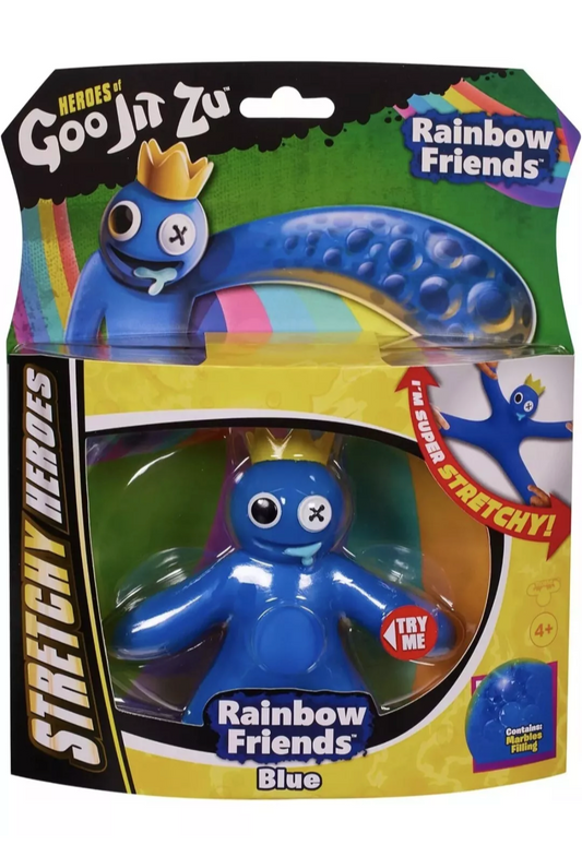 Heroes of Goo Jit Zu Rainbow Friends BLUE STRETCH FIGURE