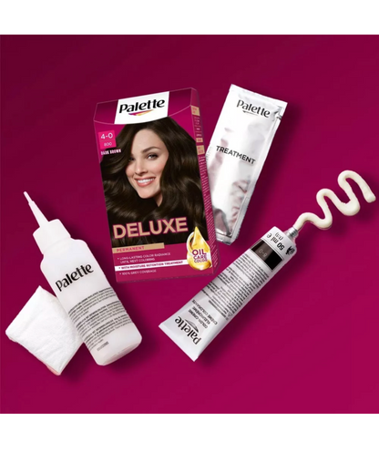 Palette Deluxe Permanent Hair Dye Dark Brown 4-0