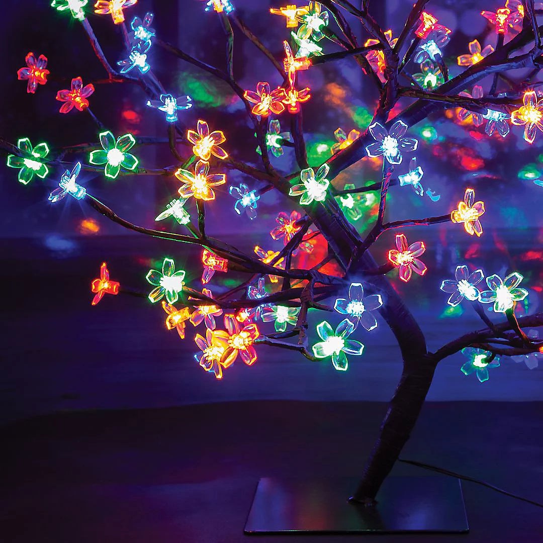 The Christmas Workshop 76430 45cm Multi-Coloured LED Blossom Tree