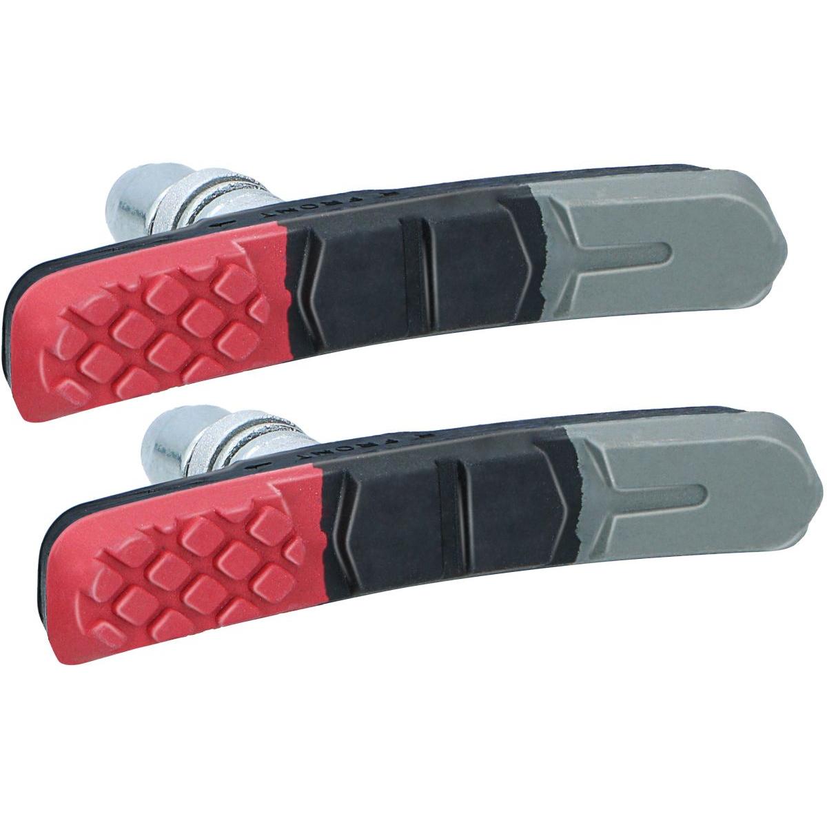 BRAKE PADS 2PCS. NUT MOUNTING 3 TYPES OF RUBBER 70MM BICYCLE GEAR