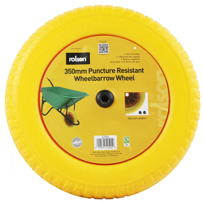 Rolson Wheelbarrow wheel 350mm diameter – Solid