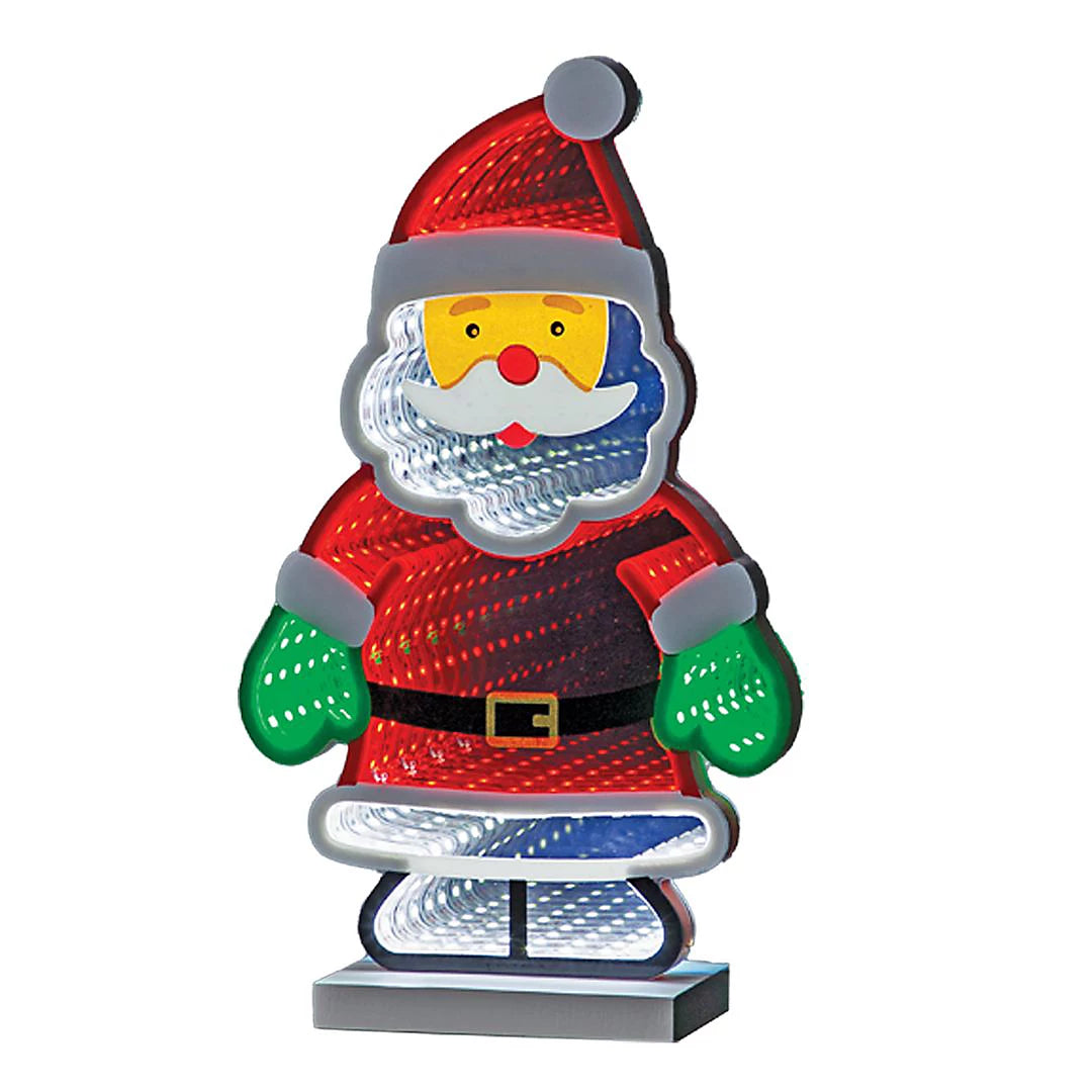 The Christmas Workshop Standing Santa USB Infinity Light
