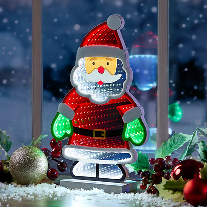 The Christmas Workshop Standing Santa USB Infinity Light