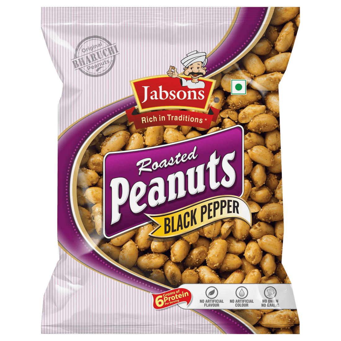 Jabsons Roasted Black Pepper Peanuts 140g