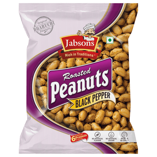 Jabsons Roasted Black Pepper Peanuts 140g