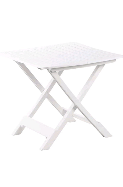 Table pliante en plastique Ipae-progarden ADIGE 44 x 44 x 50 cm - Blanc