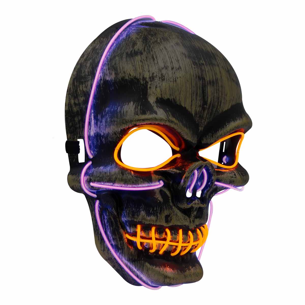 Global Gizmos LED Skull Halloween Mask
