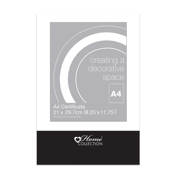Design Group
A4 Certificate Glass Clip Frame by Home Collection