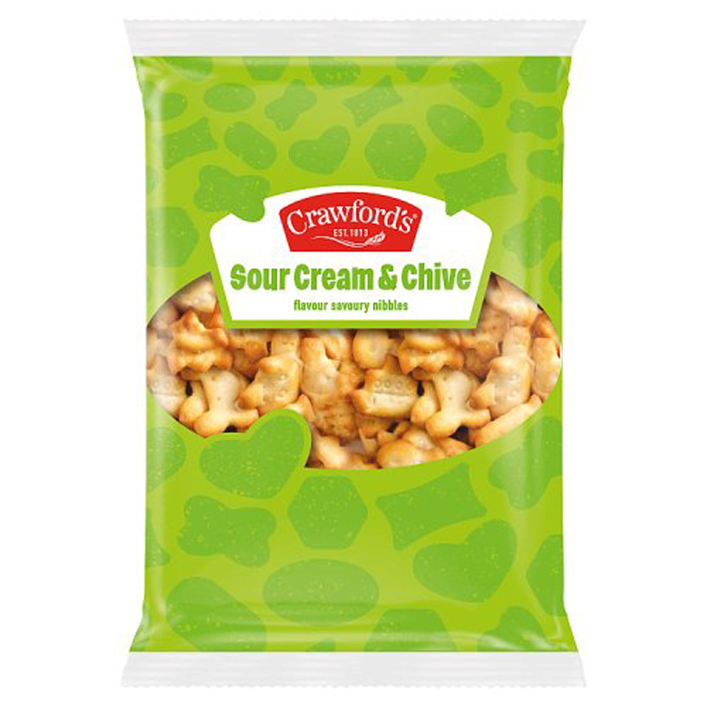 Crawford's Sour Cream & Chive Flavour Savoury Nibbles 200g