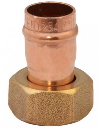 CENTURION 22mm x 3/4" Solder Ring Copper Tap Connector