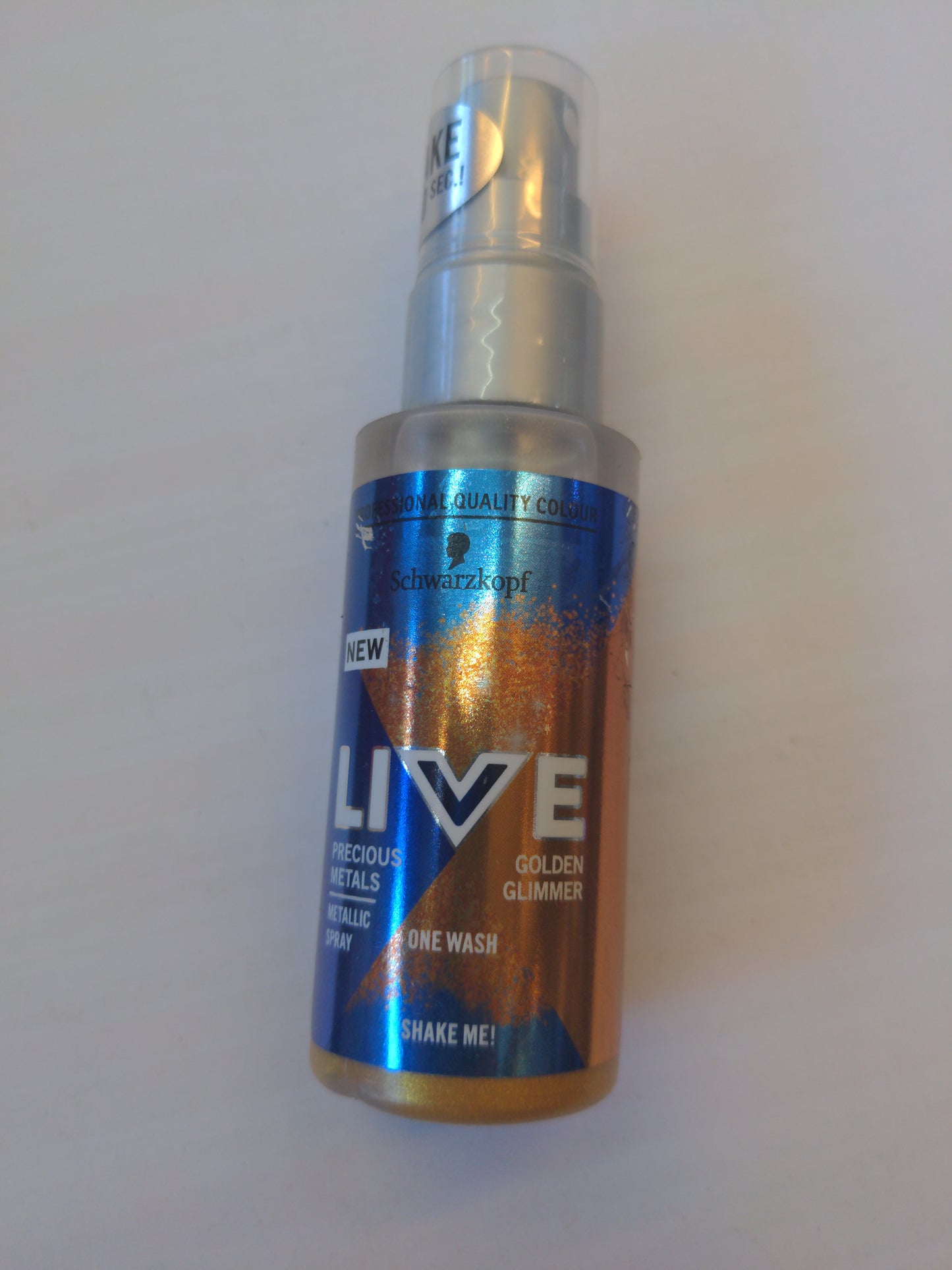 Live Métal Précieux Spray Métallique Scintillement Doré 50ml