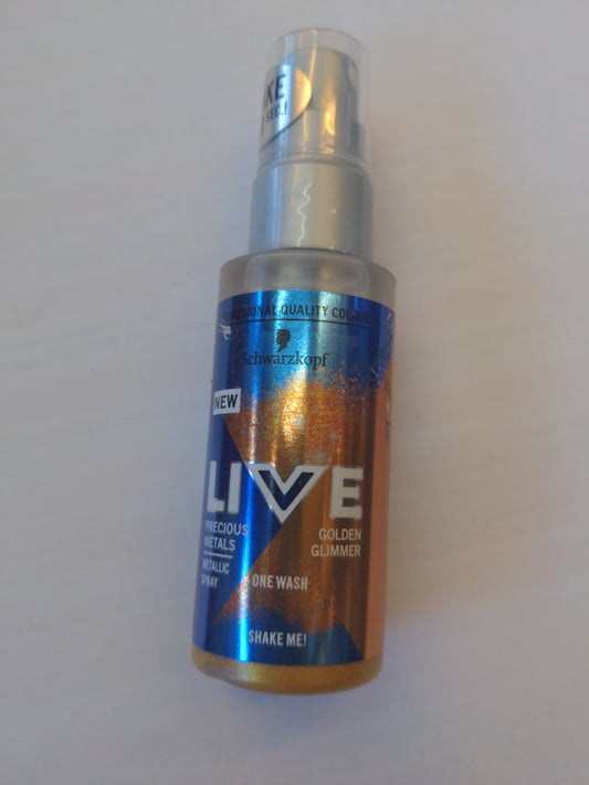 Live Precious Metals Metallic Spray Golden Glimmer 50ml