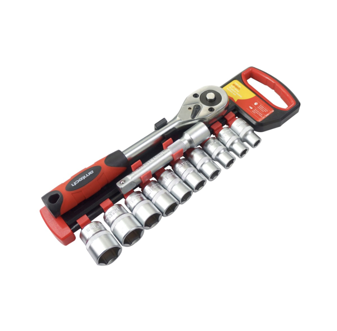 Amtech 12 Piece 1/2" drive metric socket set