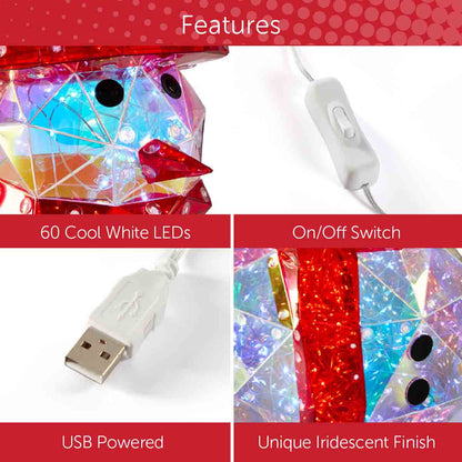 The Christmas Workshop Snowman Iridescent Light