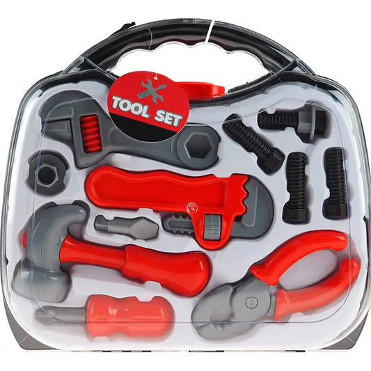 KIDS CHILDREN TOOL KIT SET KIT IN CARRY CASE