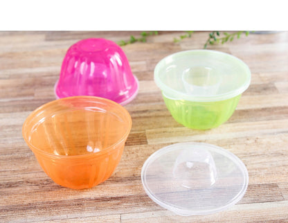 BRANQ FLORIS 3X COLOURED CONTAINER FOR JELLIES AND COLD DESSERTS