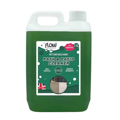 Flow Garden Path and Patio Cleaner, 2.5L, Wet and Walk Away Formula, pH Neutral For Patio, Fencing, Driveways