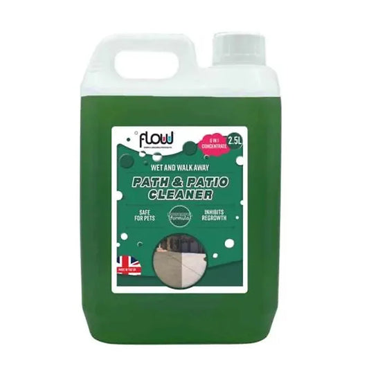 Flow Garden Path and Patio Cleaner, 2.5L, Wet and Walk Away Formula, pH Neutral For Patio, Fencing, Driveways