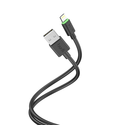 Budi Cable Budi 1M iP Cable 2.4A Black DC218L10B