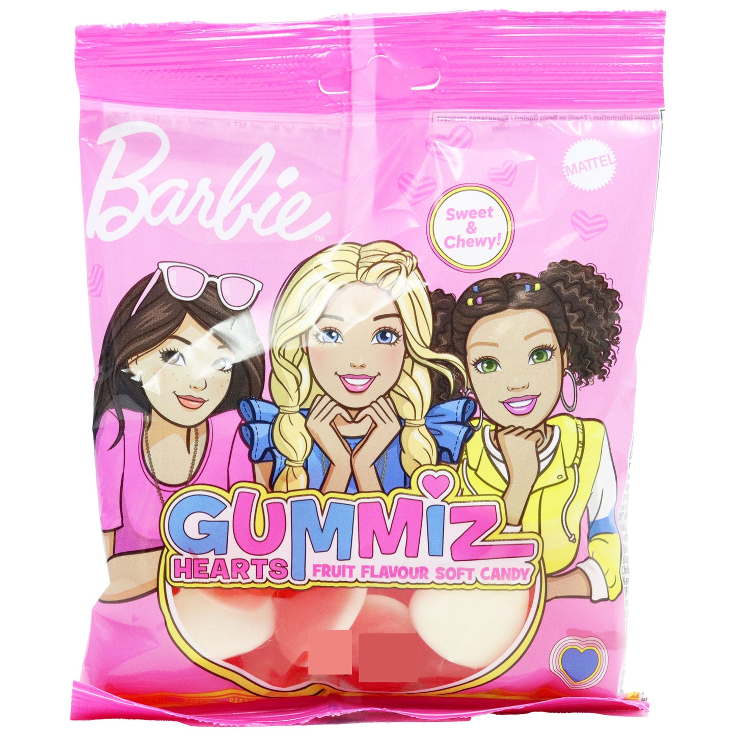 BARBIE GUMMIEZ HEARTS 140g