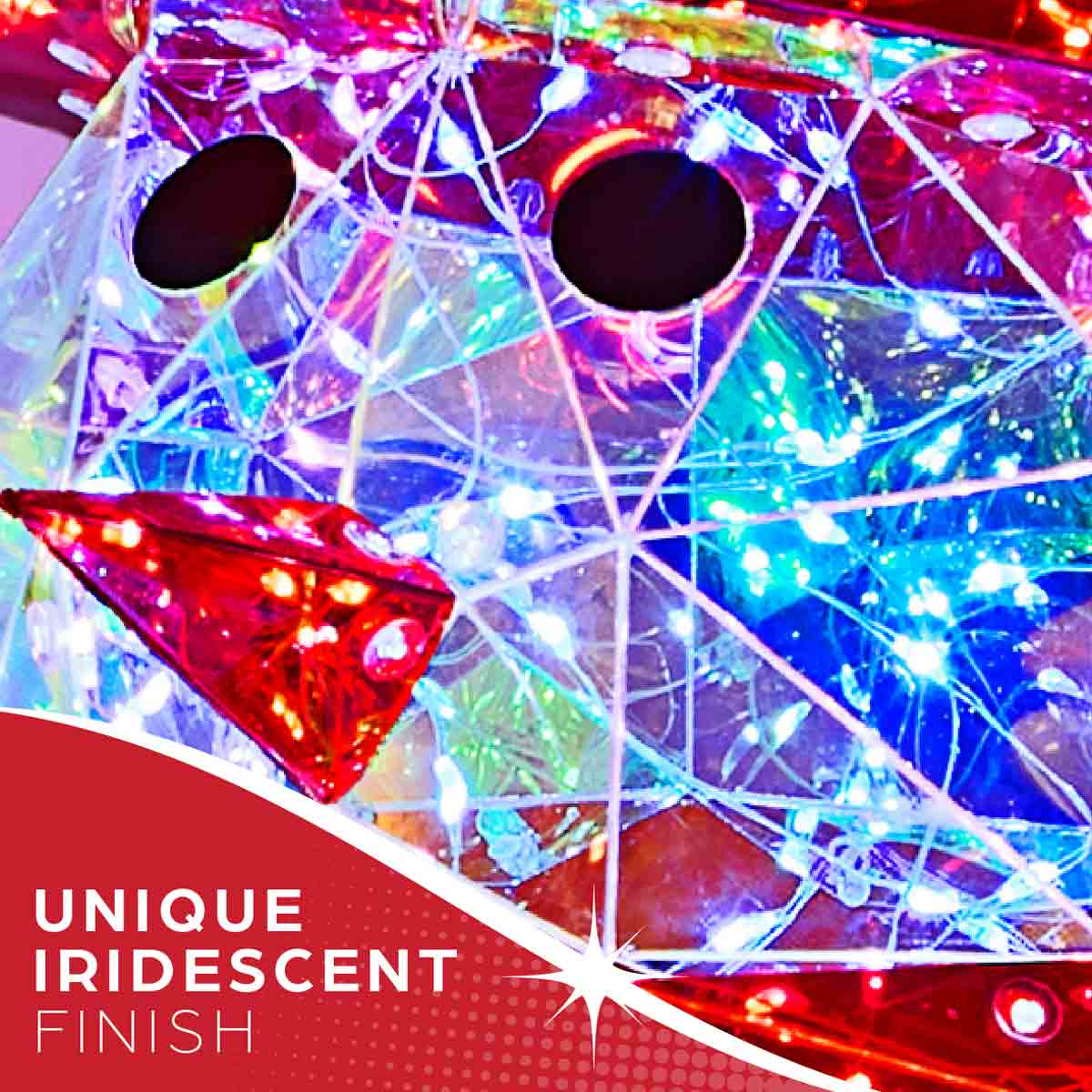 The Christmas Workshop Snowman Iridescent Light
