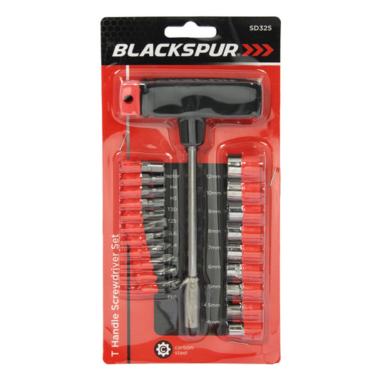 BLACKSPUR T HANDLE SCREWDRIVER SET