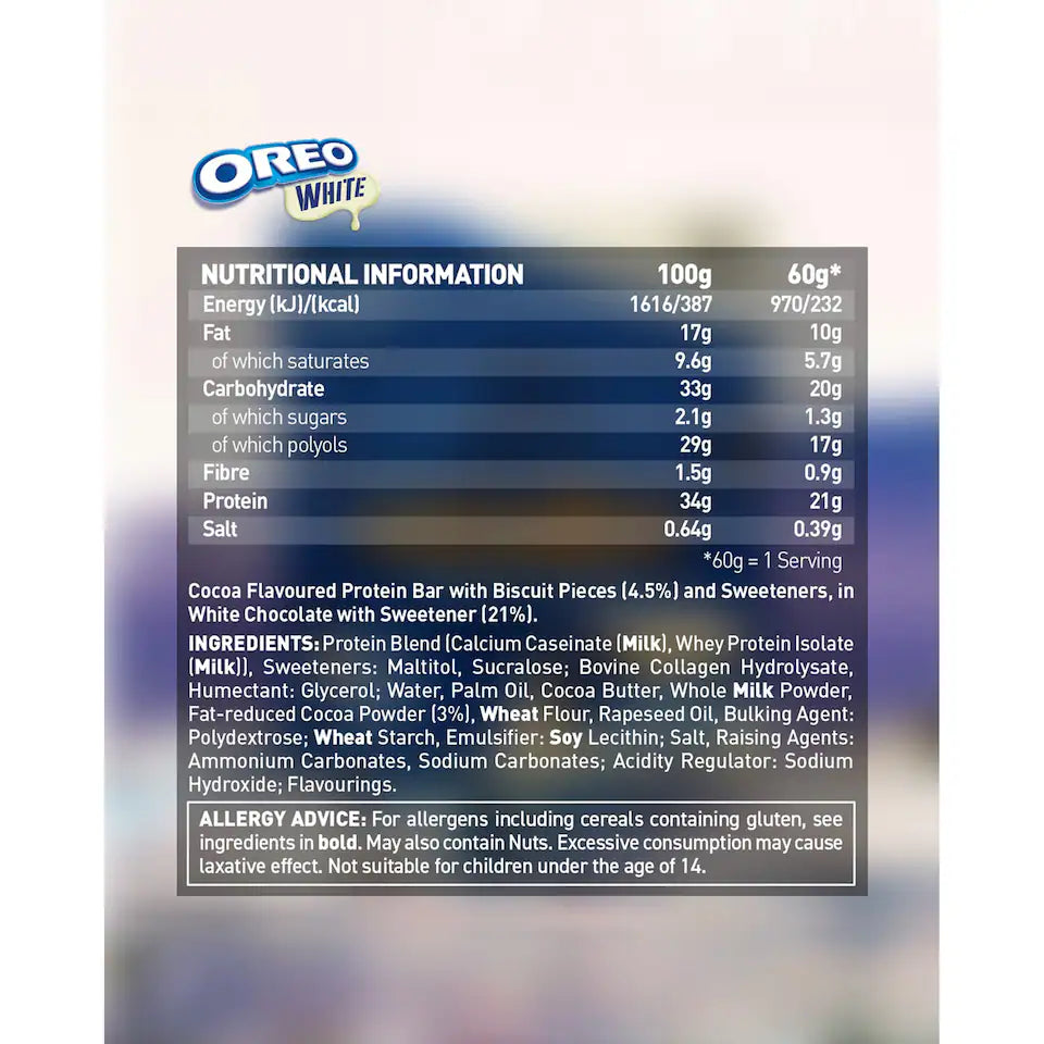 Grenade White Chocolate Oreo Protein Bar 60g