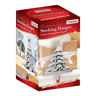 Christmas Workshop Christmas Tree Stocking Hanging Hook - Silver