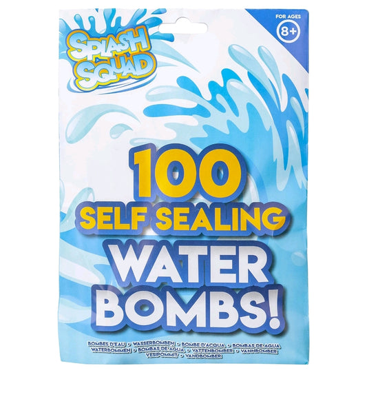 100pc Neon Self Sealing Water Bombs, for Summer, Great for Kids