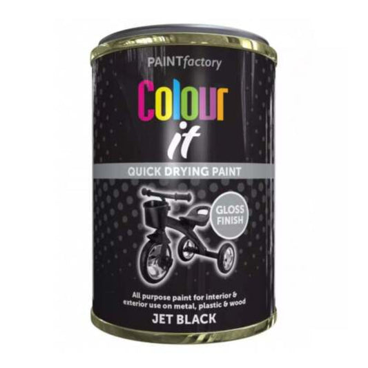 PEINTURE USINE NOIR PROFOND BRILLANT 300ml