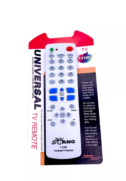 Télécommandes TV universelles | Télécommande TV intelligente F-2100 avec fonction de verrouillage
