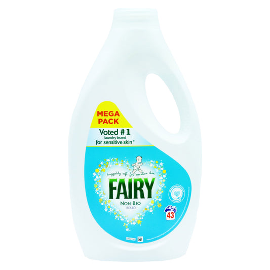 LESSIVE LIQUIDE FAIRY NON BIO 42 LAVAGES POUR PEAUX SENSIBLES 1,33 L