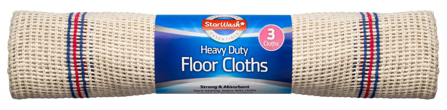 Star Wash  – 3pk Heavy Duty Original Floor Cloths